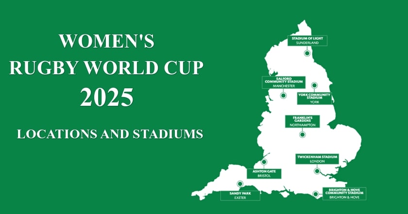 women's rugby world cup locations and stadiums
